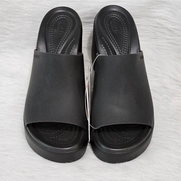 Croc's Brooklyn slides with heel. NWT - Picture 2 of 8